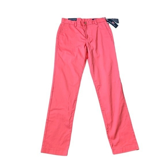 NWT Vineyard Vines Breaker Pants Flat Front Salmon Pink 31 x 34 - Picture 5 of 13